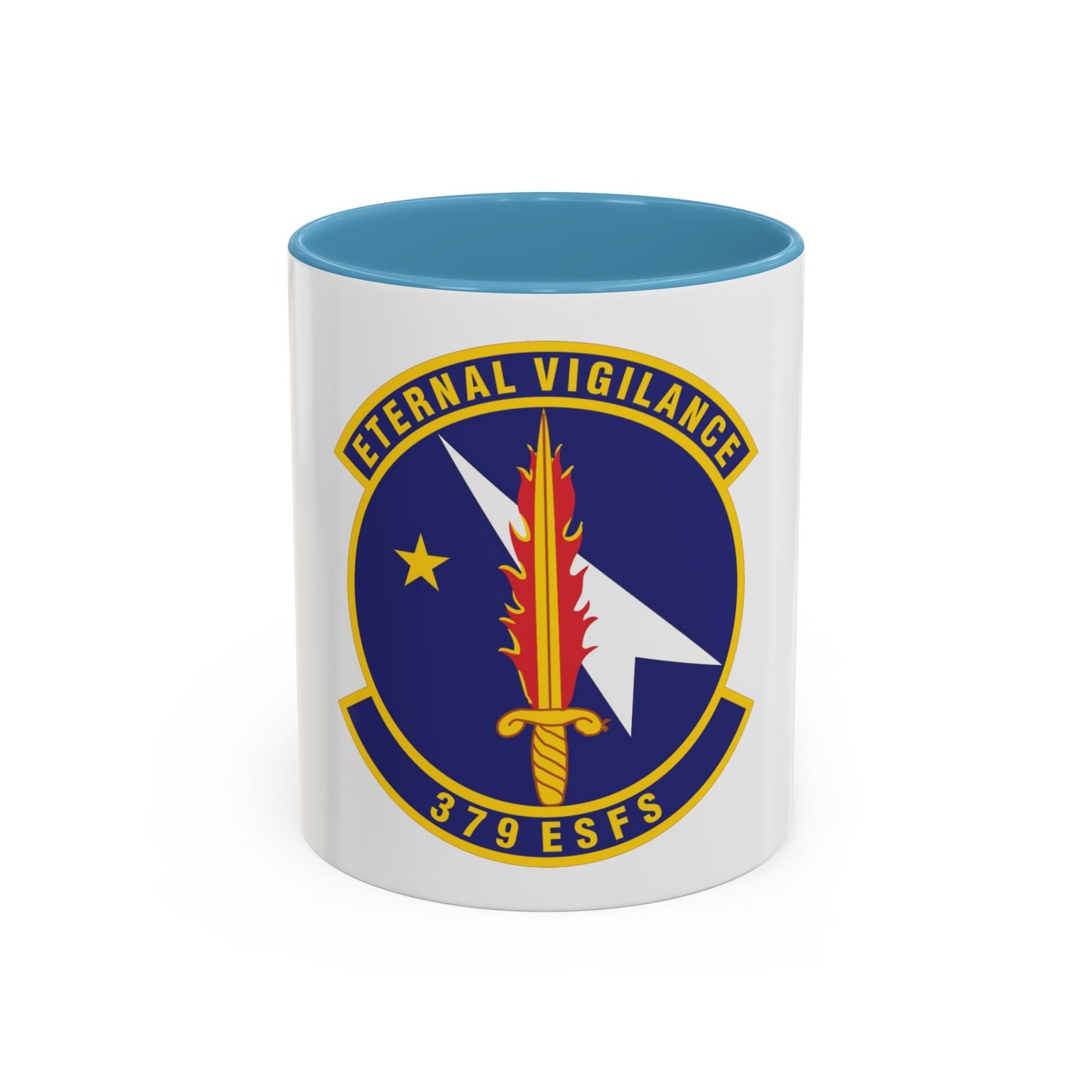 379th Expeditionary Security Forces Squadron (U.S. Air Force) Accent Coffee Mug