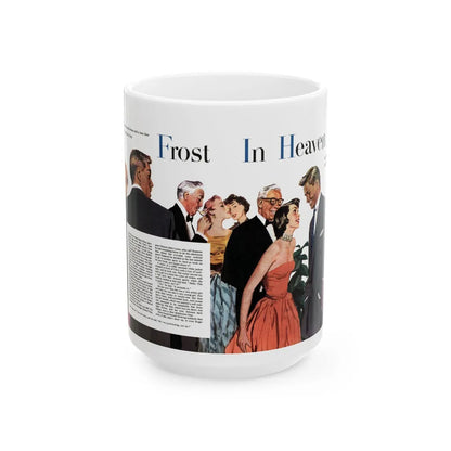 Frost in Heaven (1), The American Magazine, January 1953 - White Coffee Mug-15oz-Go Mug Yourself