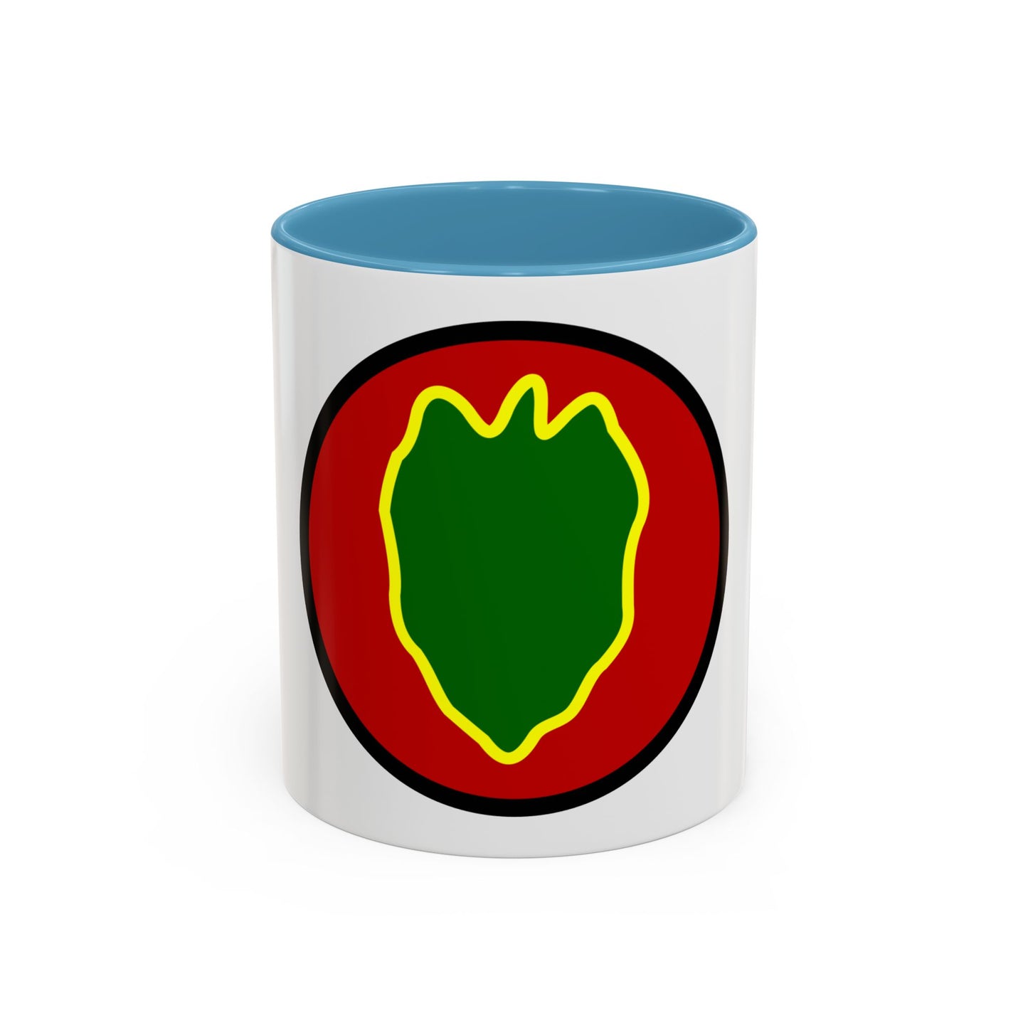 24 Infantry Division SSI (U.S. Army) Accent Coffee Mug
