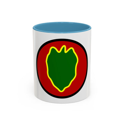 24 Infantry Division SSI (U.S. Army) Accent Coffee Mug