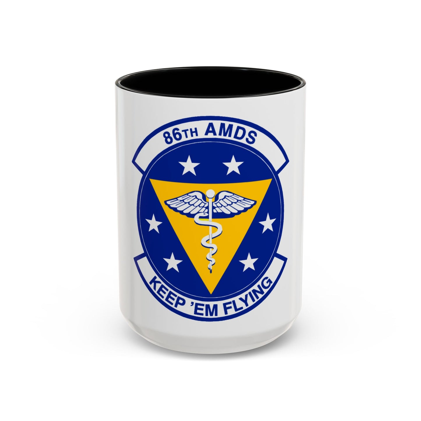 86 Aerospace Medicine Squadron USAFE (U.S. Air Force) Accent Coffee Mug