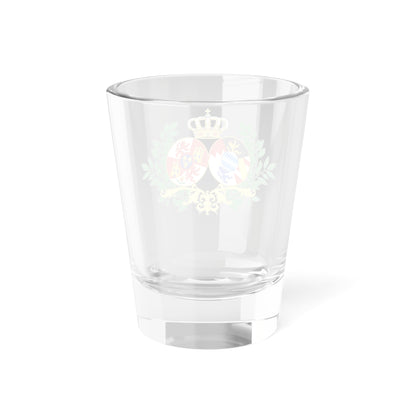 Coat of Arms of Infanta Amelia of Spain Princess Adalbert of Bavaria (Germany) (Coat of Arms) Shot Glass 1.5oz