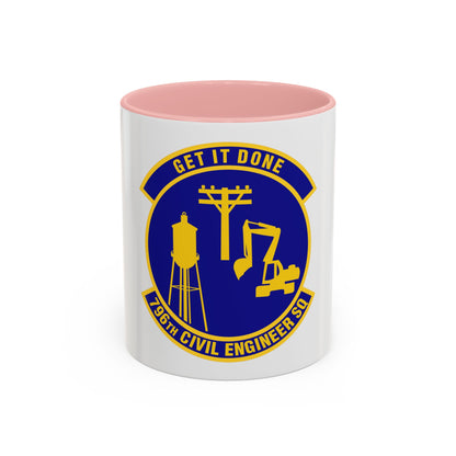 796th Civil Engineer Squadron (U.S. Air Force) Accent Coffee Mug