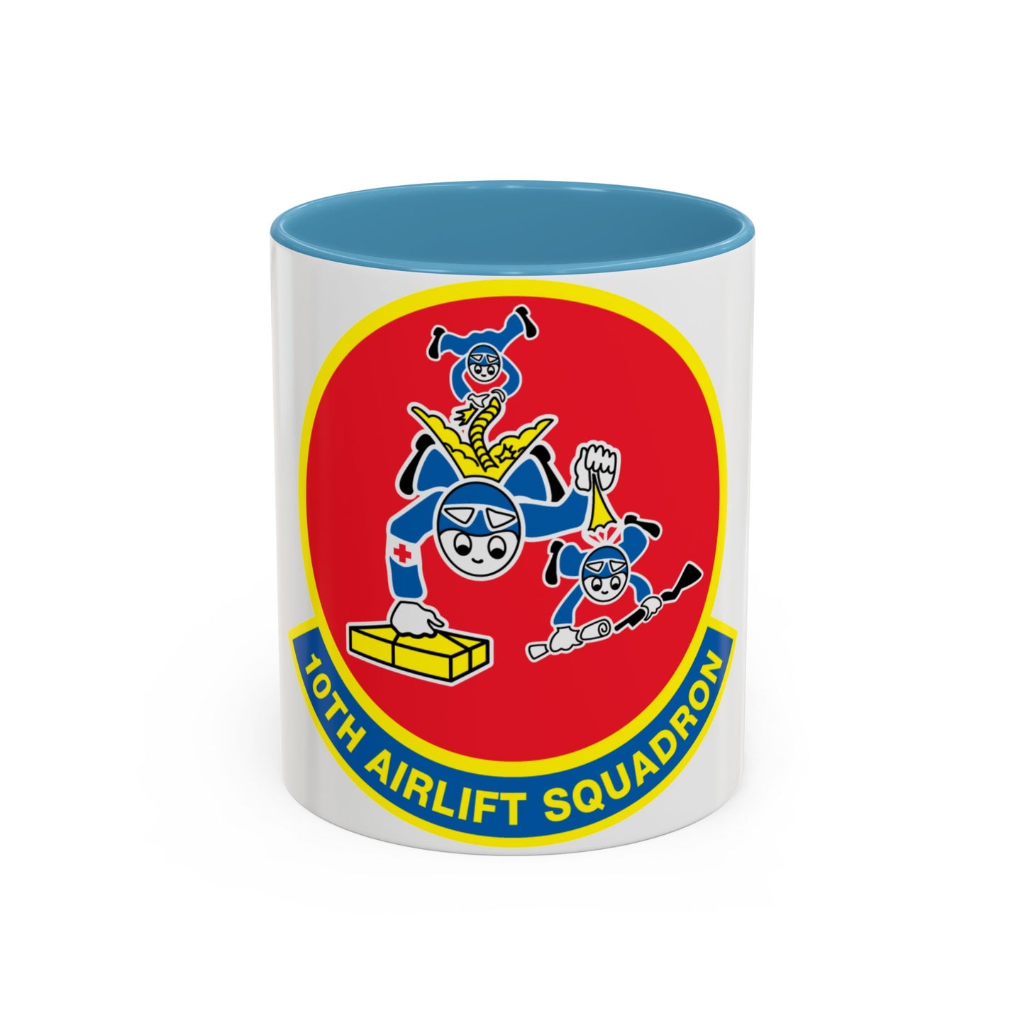 10th Airlift Squadron (U.S. Air Force) Accent Coffee Mug