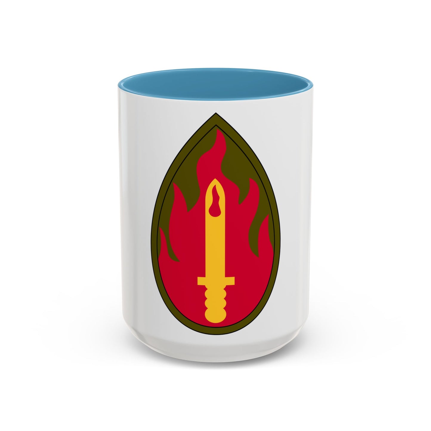 63rd Infantry Division SSI (U.S. Army) Accent Coffee Mug