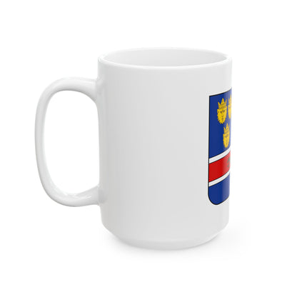 Coat of arms of Croatia (State of Slovenes, Croats and Serbs) - White Coffee Mug