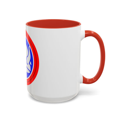 47th Division Shoulder Patch (U.S. Army) Accent Coffee Mug