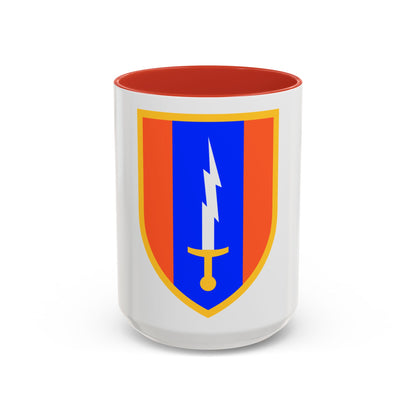 1st Signal Brigade (U.S. Army) Accent Coffee Mug