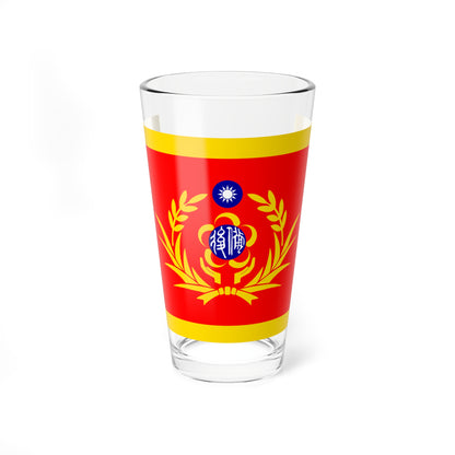ROC Commanding General of Reserved Military Force Flag (China) Pint Glass 16oz