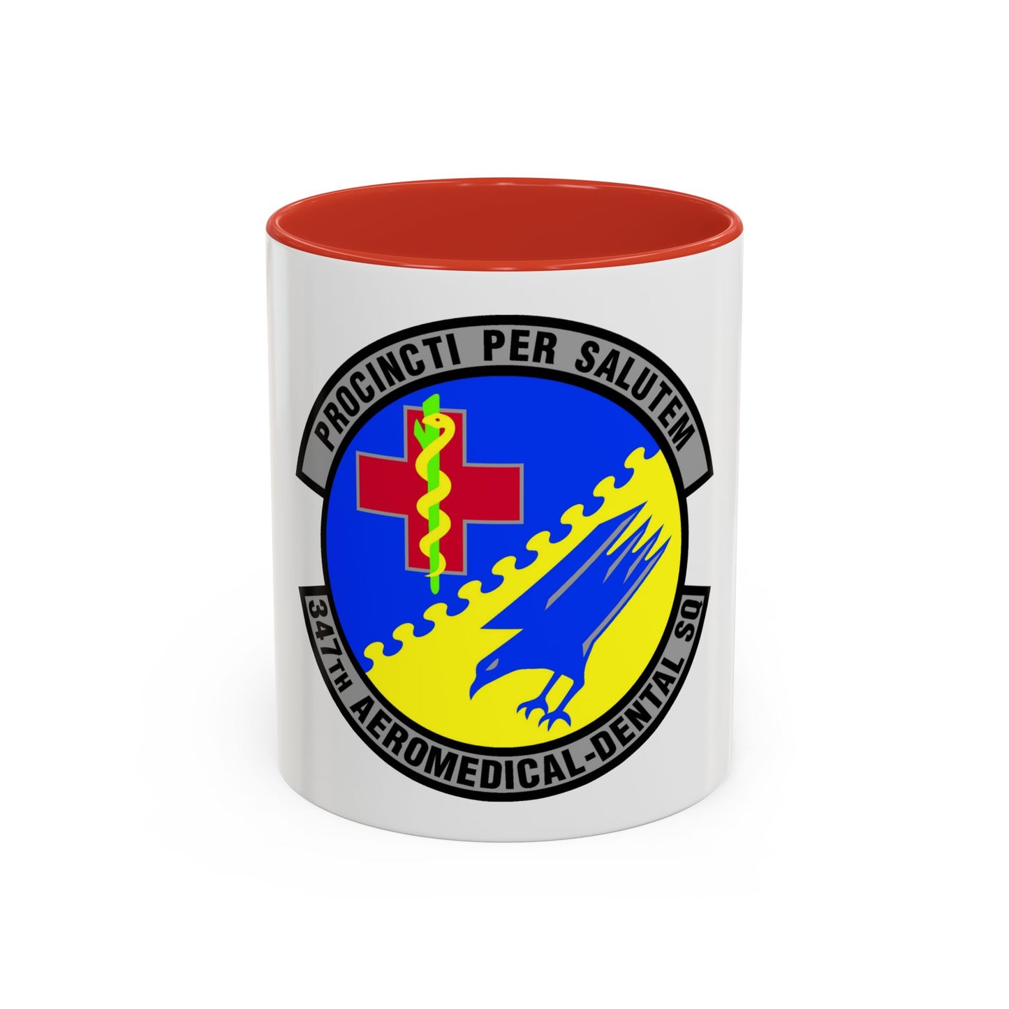 347th Aeromedical Dental Squadron (U.S. Air Force) Accent Coffee Mug
