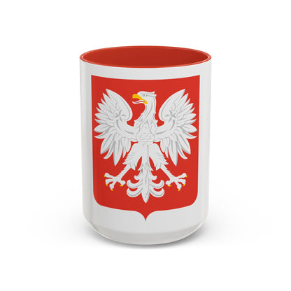 Coat of arms of Poland (1955-1980) - Accent Coffee Mug