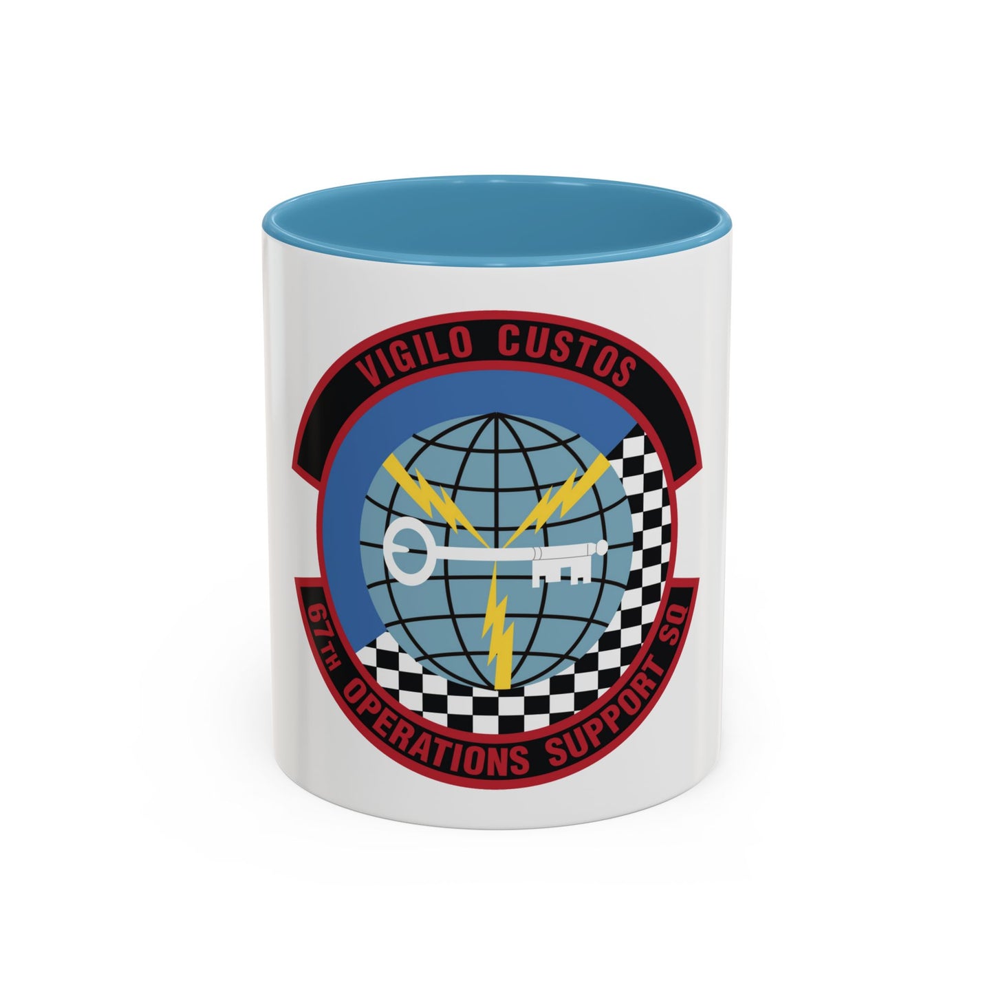 67th Operations Support Squadron (U.S. Air Force) Accent Coffee Mug