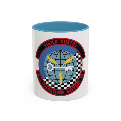 67th Operations Support Squadron (U.S. Air Force) Accent Coffee Mug