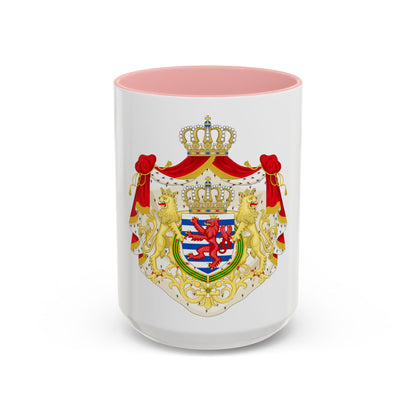 Greater coat of arms of the grand-duchy of Luxembourg 2 - Accent Coffee Mug