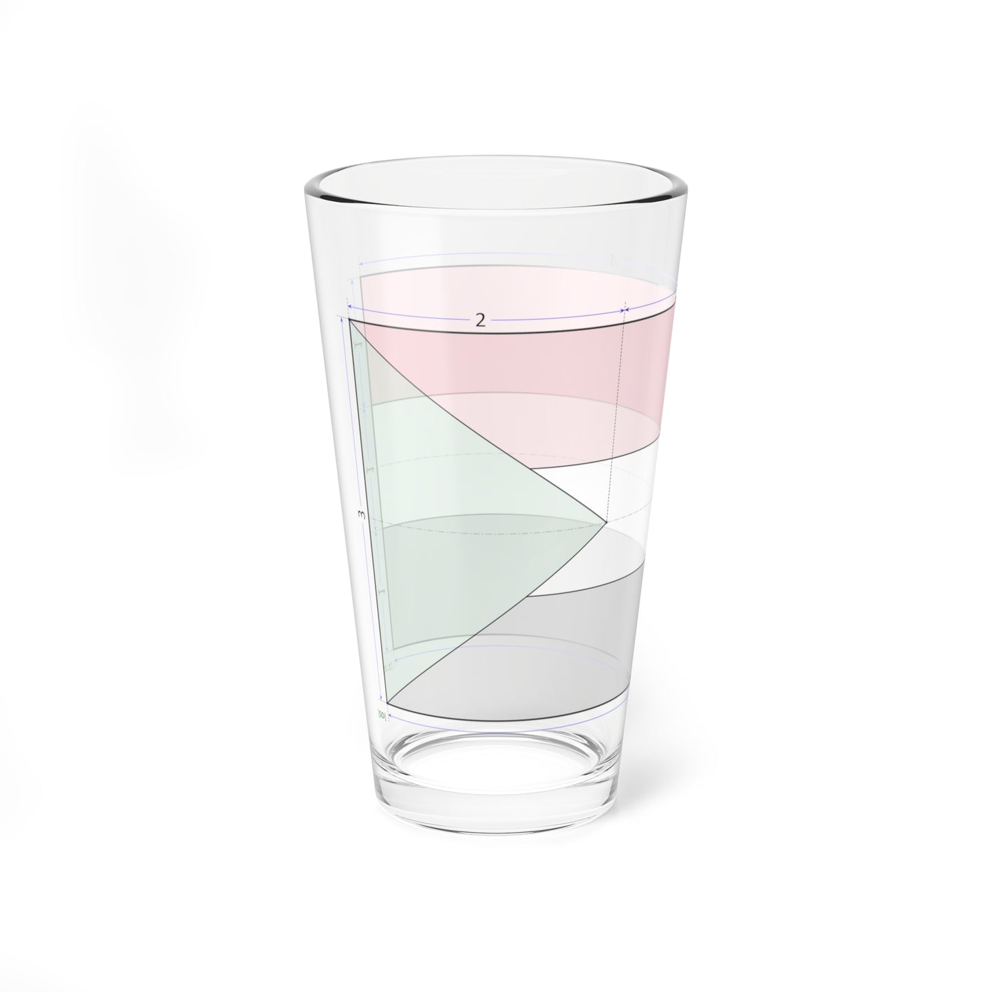 Flag of Sudan construction sheet (Sudan) Pint Glass 16oz
