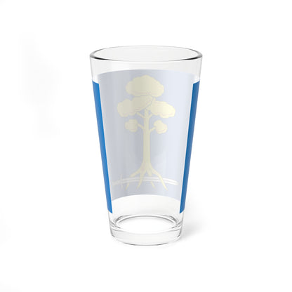 Flag of Sertolovo Leningrad oblast (Russia) Pint Glass 16oz