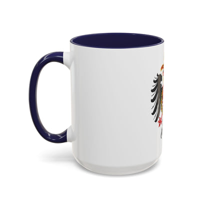 Greater Coat of Arms of Ferdinand I, Holy Roman Emperor - Accent Coffee Mug