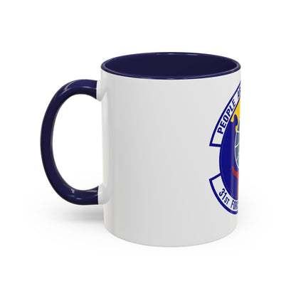 31st Force Support Squadron (U.S. Air Force) Accent Coffee Mug