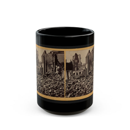 View Of Richmond, Va., At The Close Of The Rebellion (U.S. Civil War) Black Coffee Mug