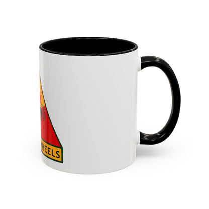 2nd Armored Division (U.S. Army) Accent Coffee Mug