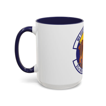 31st Medical Support Squadron (U.S. Air Force) Accent Coffee Mug