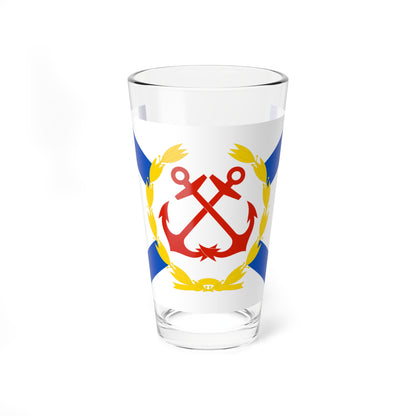 Russia Flag commander 2000 staff (Russia) Pint Glass 16oz