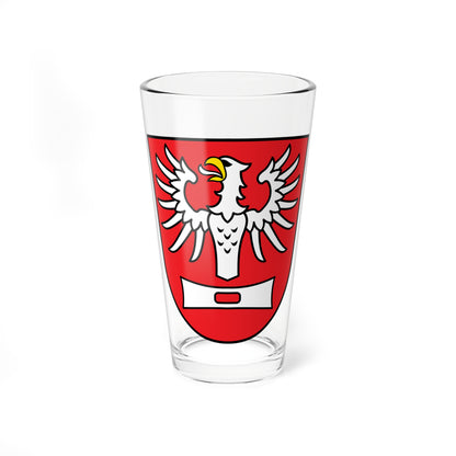 DEU Adelzhausen COA (Germany) (Coat of Arms) Pint Glass 16oz