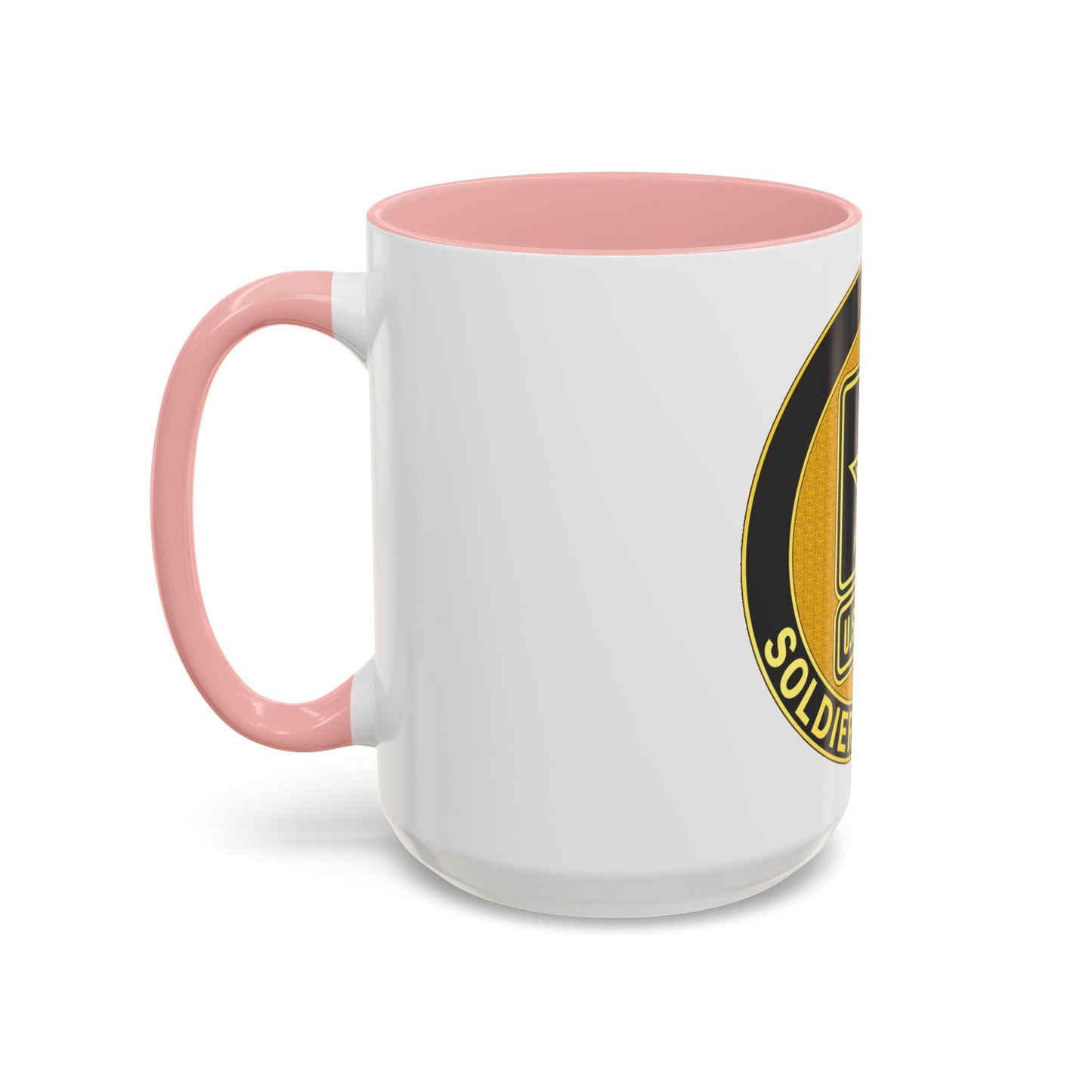 Soldier for Life Lapel Button (U.S. Army) Accent Coffee Mug