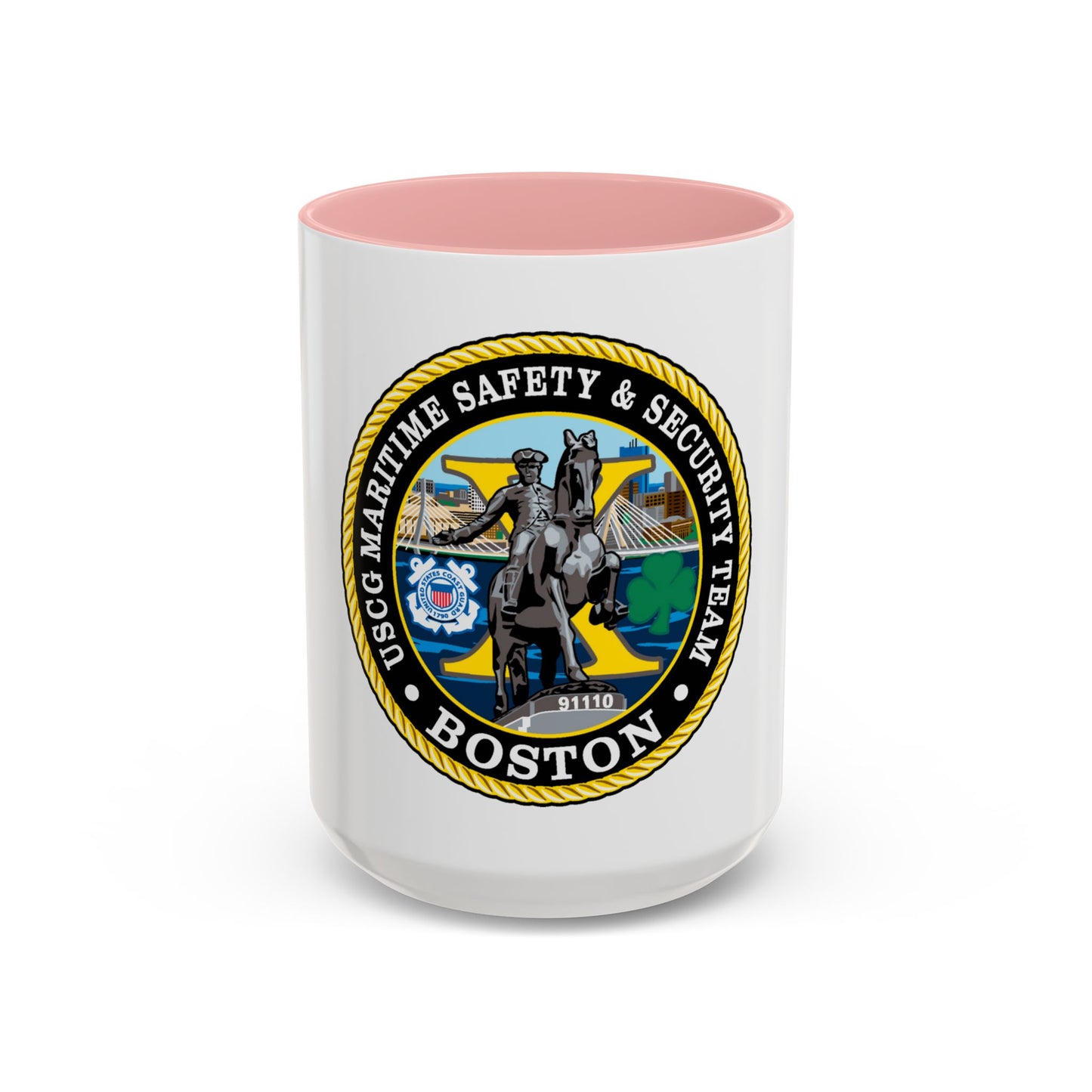 USCG Maritime Safety & Sec Team MSST Boston (U.S. Coast Guard) Accent Coffee Mug