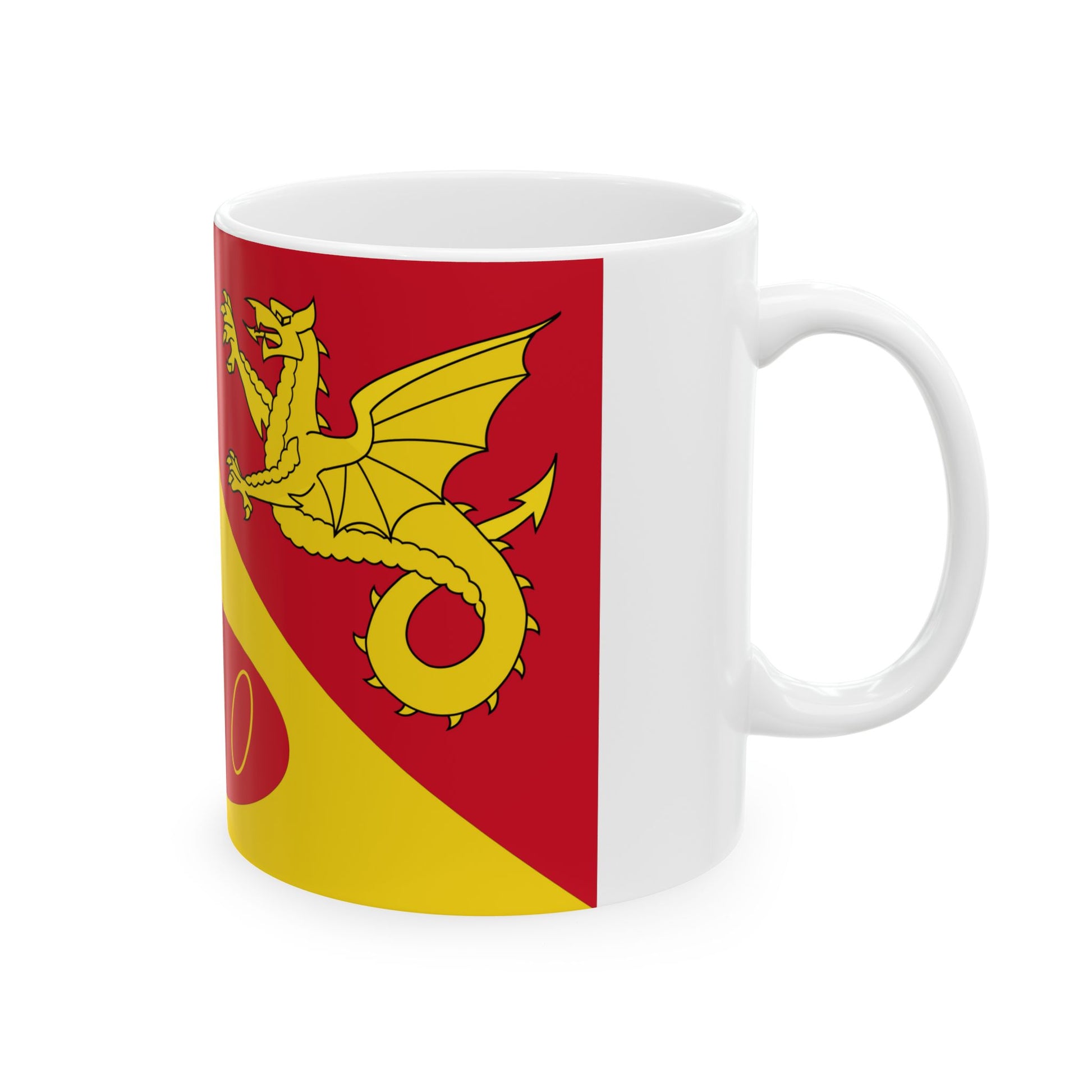 Flag of Craig y Dorth UK - White Coffee Mug-Go Mug Yourself