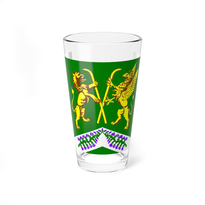 Flag Jukki Leningrad oblast (Russia) Pint Glass 16oz