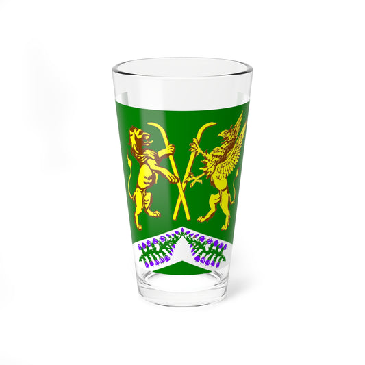 Flag Jukki Leningrad oblast (Russia) Pint Glass 16oz