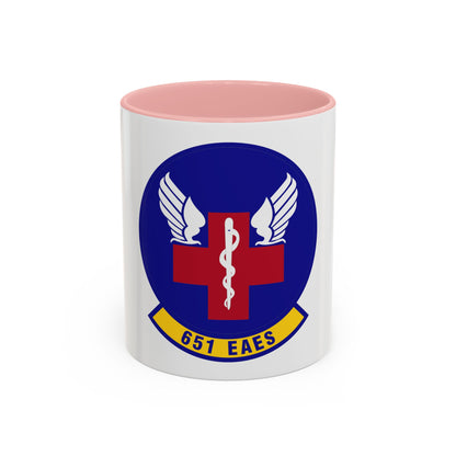 651st Expeditionary Aeromedical Evacuation Squadron (U.S. Air Force) Accent Coffee Mug