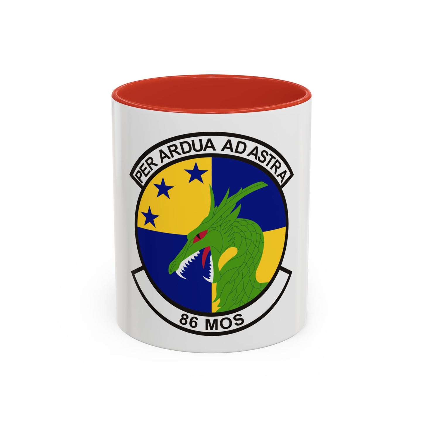 86th Maintenance Operations Squadron (U.S. Air Force) Accent Coffee Mug
