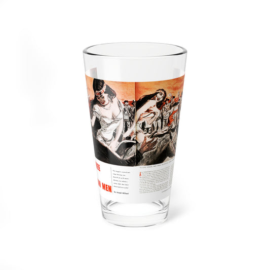 Last Spree of the Mountain Men, Real magazine, February 1954 - Pint Glass 16oz