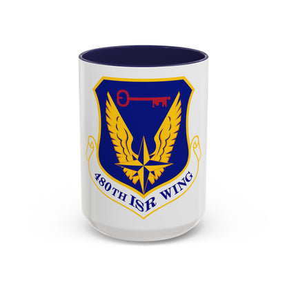 480 Intelligence Surveillance and Reconnaissance Wing ACC (U.S. Air Force) Accent Coffee Mug