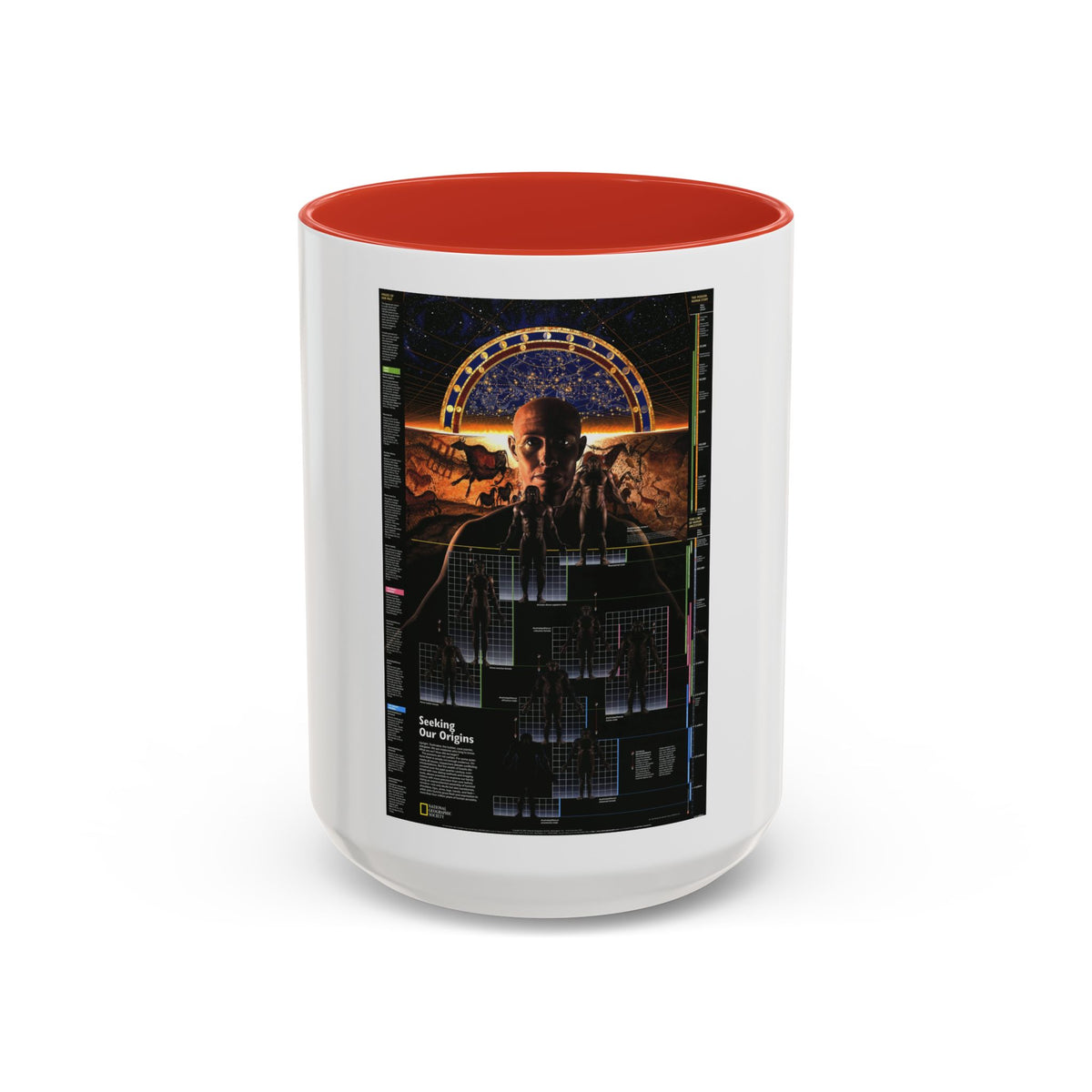 Seeking Our Origins (1997) (Map) Accent Coffee Mug