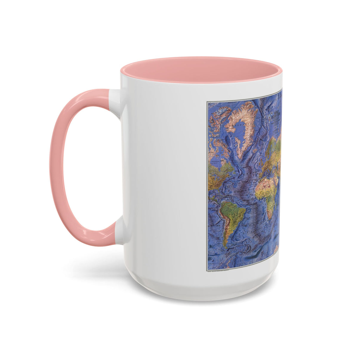 World Ocean Floor (1981) (Map) Accent Coffee Mug