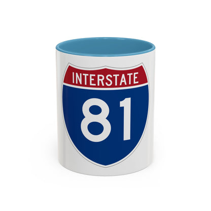 Interstate 81 (U.S. Highways) Accent Coffee Mug