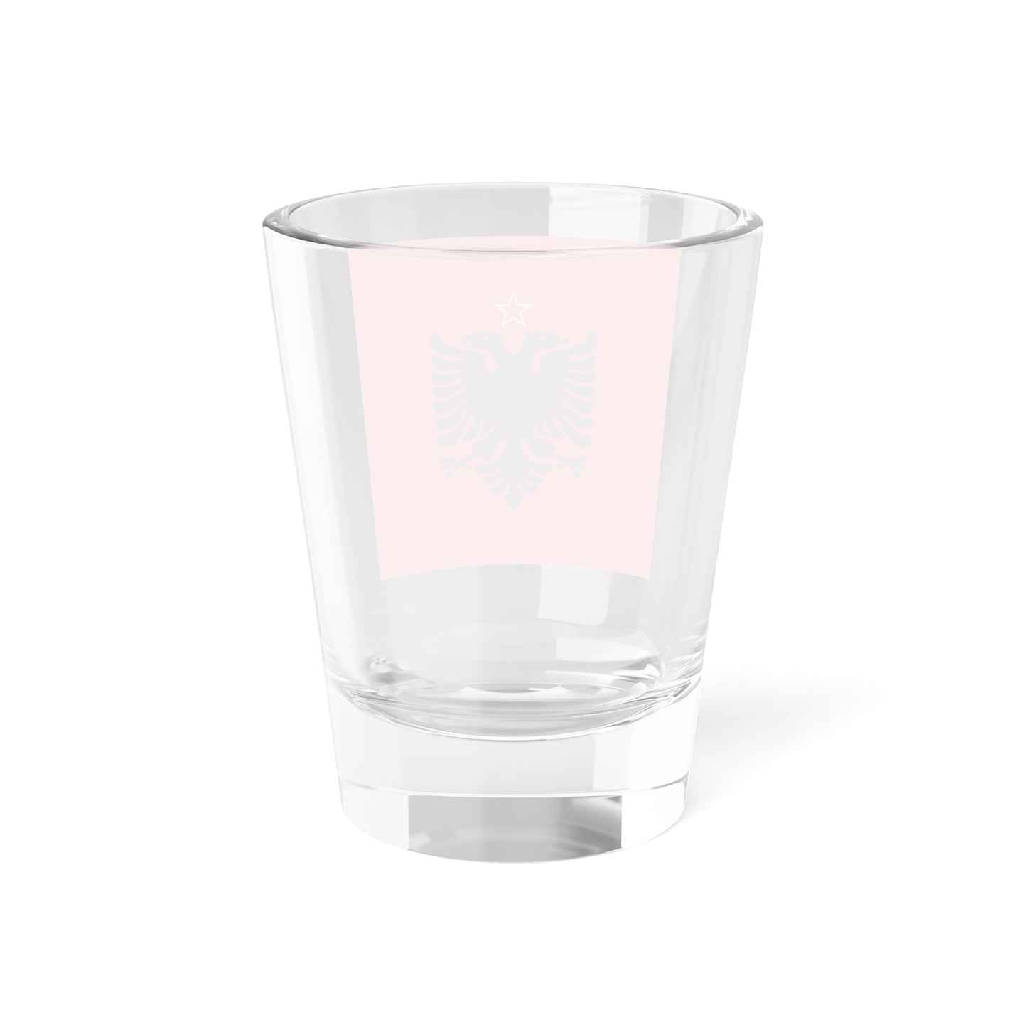 Presidential flag of Albania 1946 to 1992 - Shot Glass 1.5oz