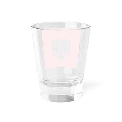 Presidential flag of Albania 1946 to 1992 - Shot Glass 1.5oz