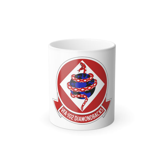 VFA 102 Strike Fighter Squadron 102 (U.S. Navy) Color Changing Mug 11oz