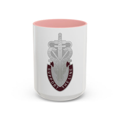 74 Medical Battalion (U.S. Army) Accent Coffee Mug