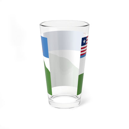 Grand Gedeh County Flag (Liberia) Pint Glass 16oz
