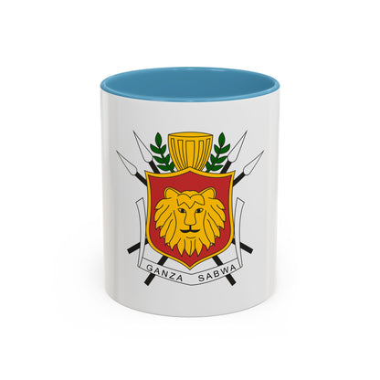 Coat of arms of the Kingdom of Burundi - Accent Coffee Mug