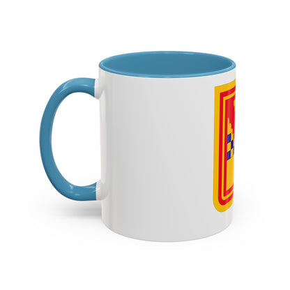 441st Antiaircraft Artillery Missile Battalion v2 (U.S. Army) Accent Coffee Mug