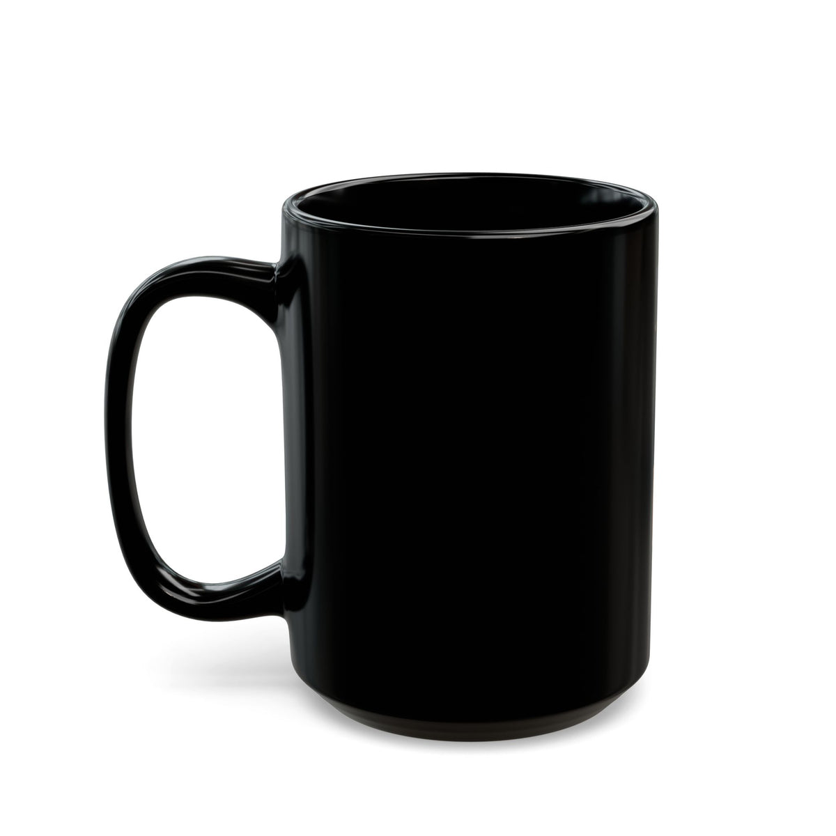 Portrait Of Abraham Lincoln Attached To Black Ribbon (U.S. Civil War) Black Coffee Mug