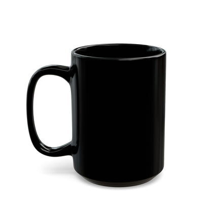 Portrait Of Abraham Lincoln Attached To Black Ribbon (U.S. Civil War) Black Coffee Mug