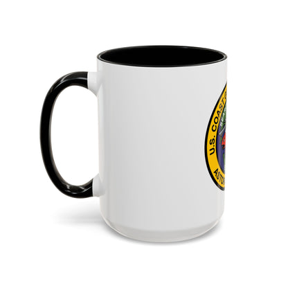 USCG AS Astoria Oregon (U.S. Coast Guard) Accent Coffee Mug