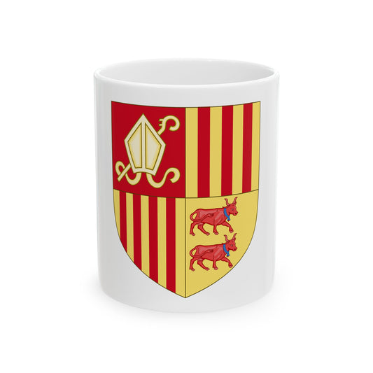 Coat of arms of Andorra (Before 16th Century) - White Coffee Mug